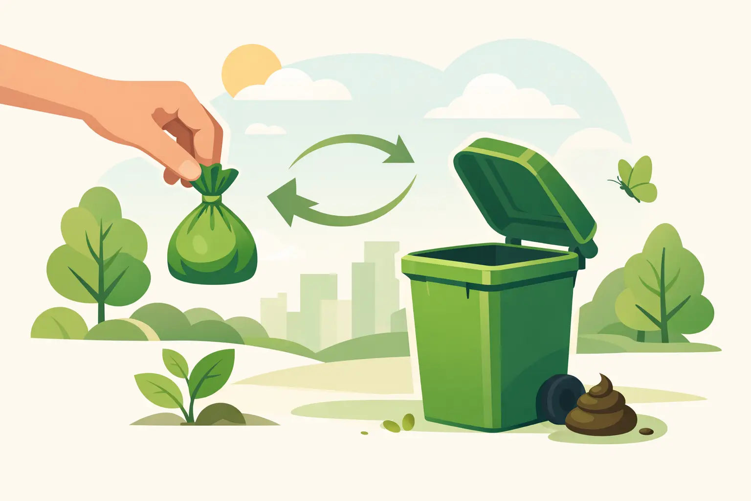 Can You Put Biodegradable Poop Bags in Green Bin?