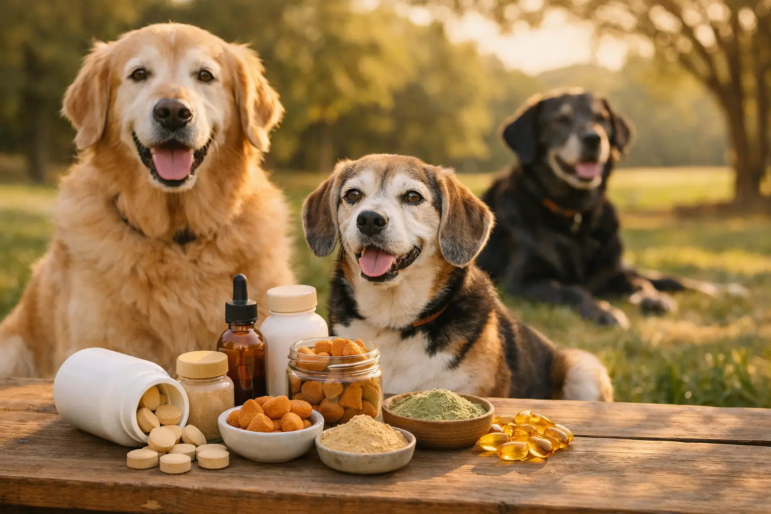 8 Best Dog Supplements for Senior Dogs