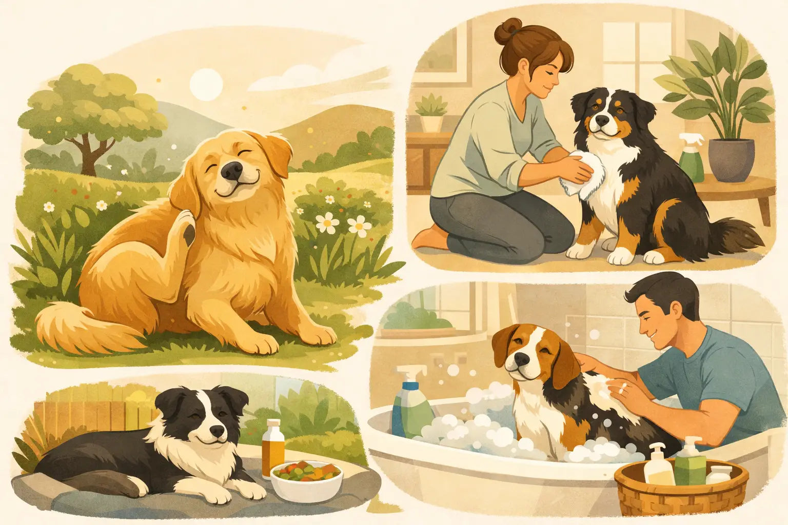 Dogs With Seasonal Itching: What Helps at Home