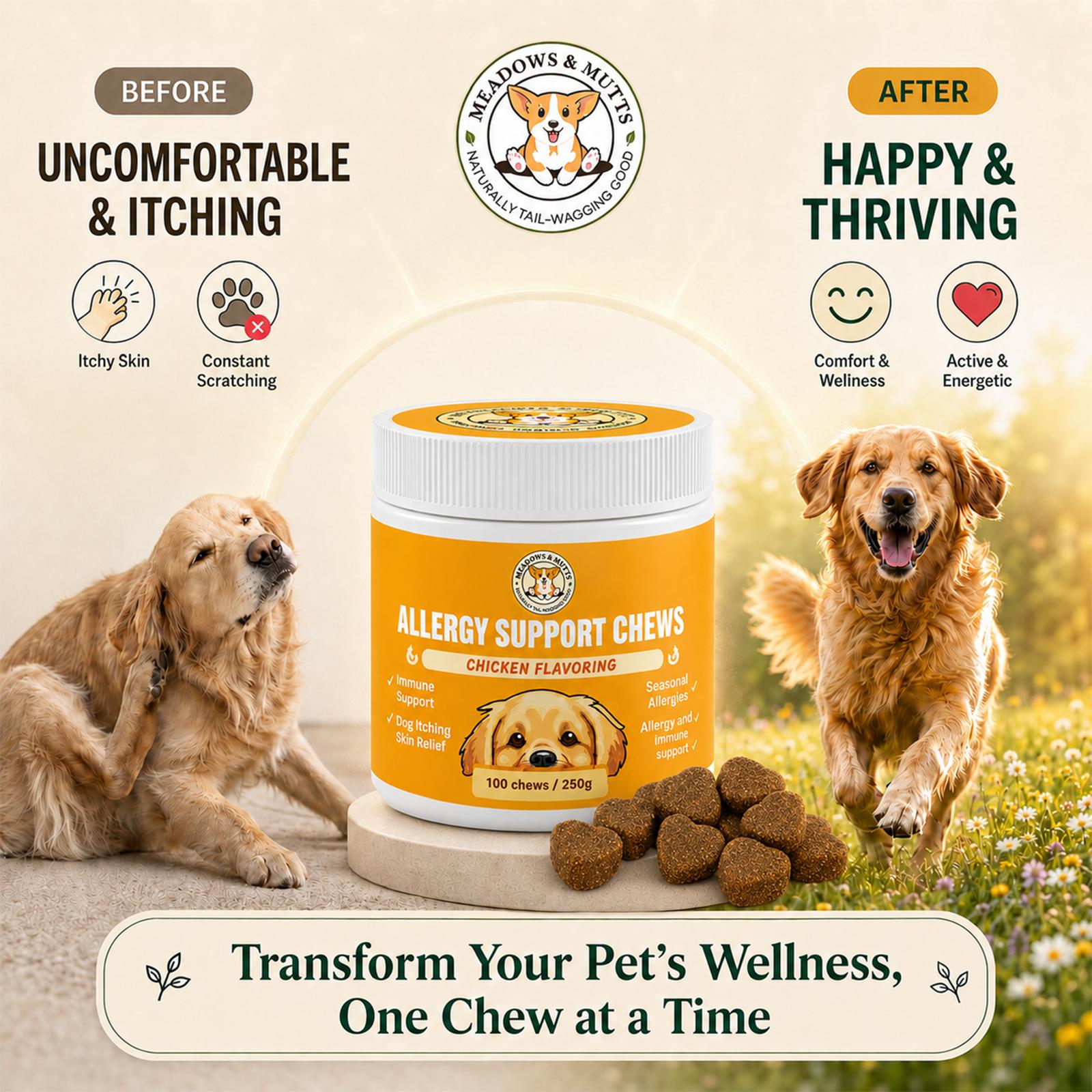 Allergy Support Chews for Dogs