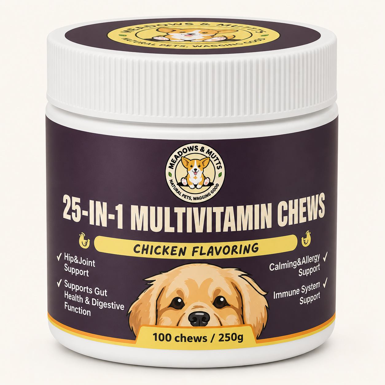 Dog Multivitamin Chews - 25-in-1
